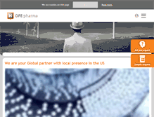 Tablet Screenshot of dfepharma.com